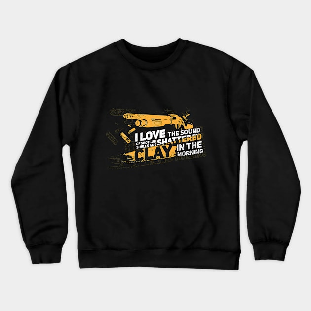 Skeet Shooting Crewneck Sweatshirt by dilger